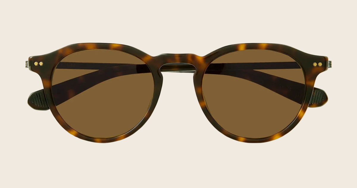 Hickory Tortoise-Antique Gold-Semi-Flat Mojave Brown