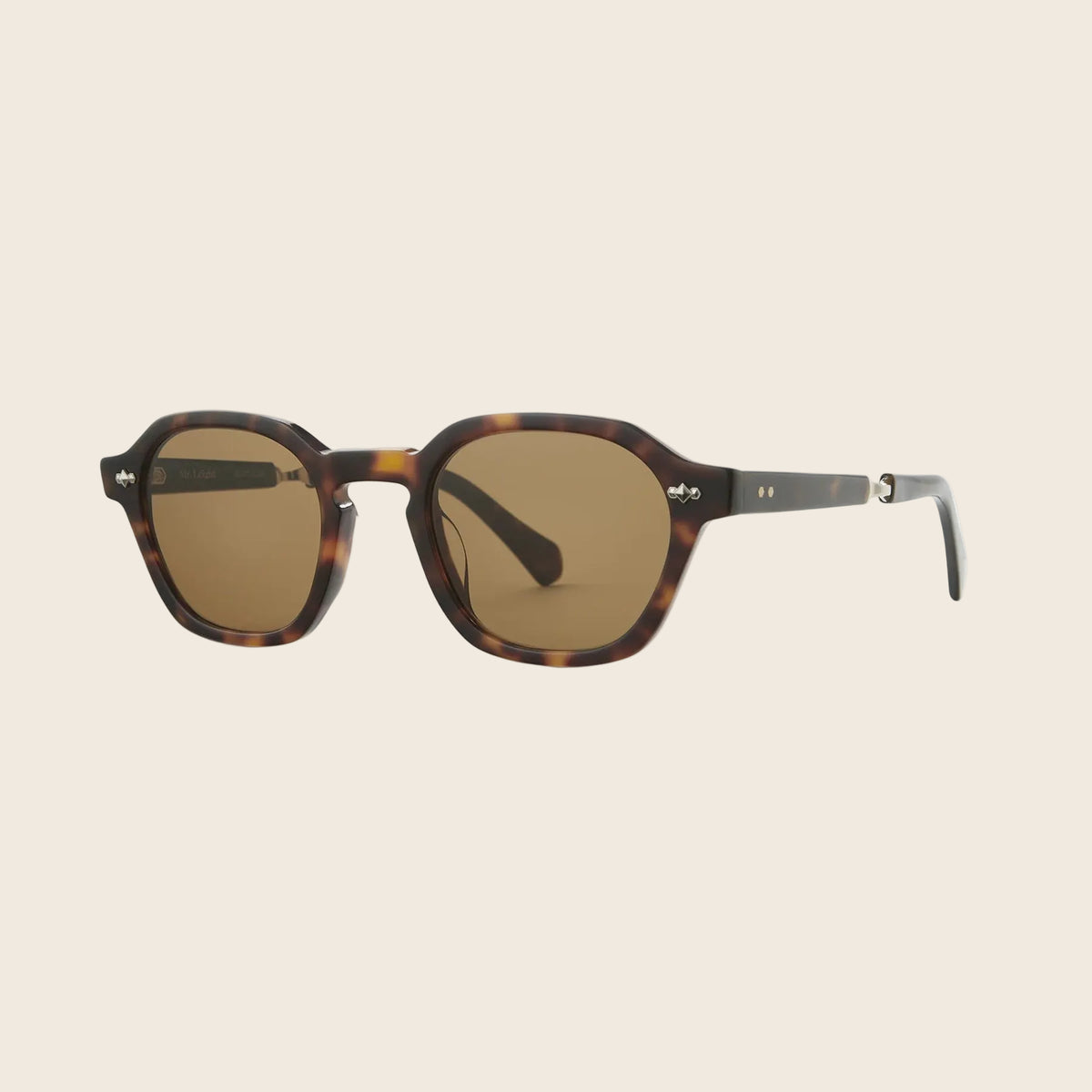 Hickory Tortoise-12K White Gold/Mojave Brown
