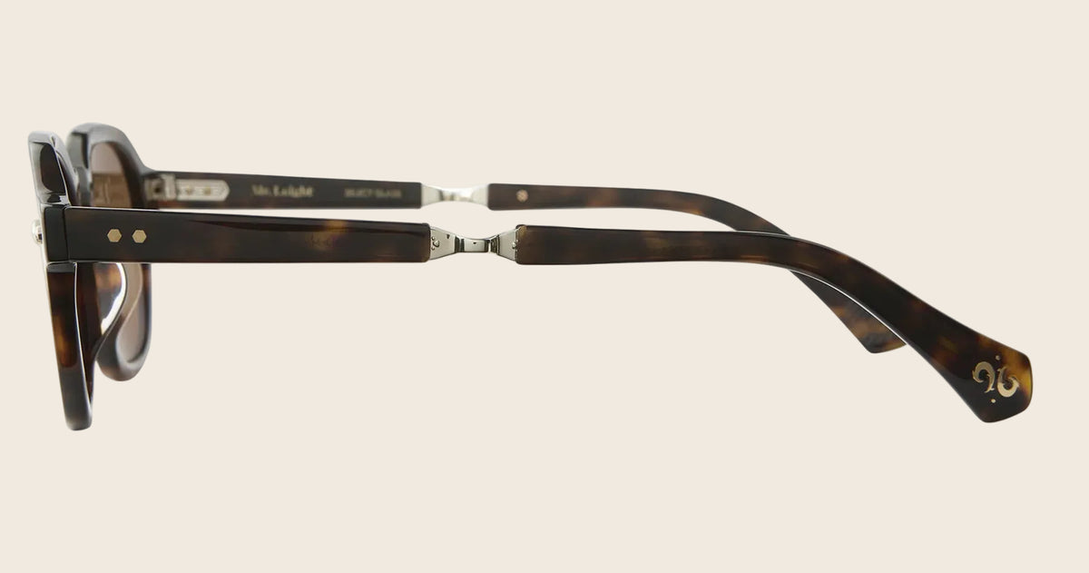 Hickory Tortoise-12K White Gold/Mojave Brown